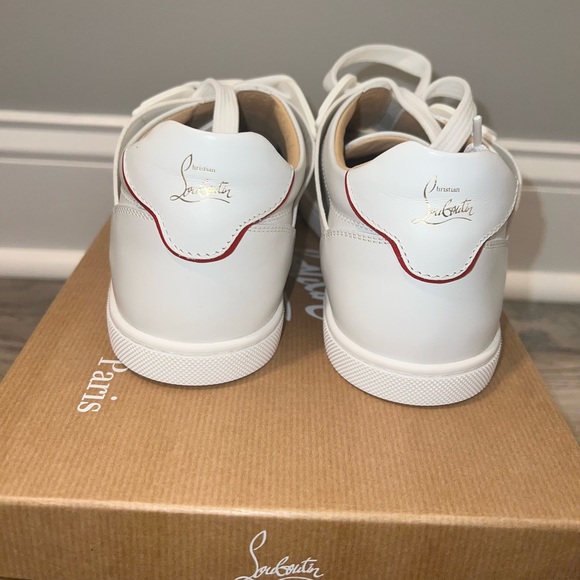 Christian Louboutin White Sneakers Sleek Minimalist Design - Picture 5 of 11
